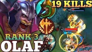 OLAF TOPLANE KILLER MVP PLAY! KILLING MACHINE META BUILD - TOP 1 GLOBAL OLAF BY Edwin - WILD RIFT