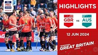 FIH Hockey Pro League 2023/24 Highlights - Great Britain vs Australia (M) | Match 2