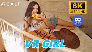 【VR180 6K】Do you want some pizza ? Calf App | Meta Quest |