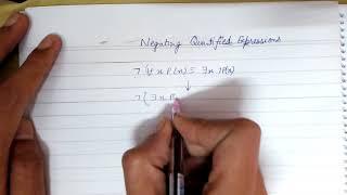 de morgans laws for negating quantifiers