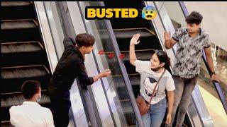 GIVING FLYING KISS TO STRANGERS ON THE ESCALATOR || SHADY UJJU || #viral #prank #trending