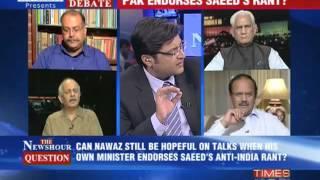 The Newshour Debate: Pakistan endorses Saeed's rant? - Full Debate