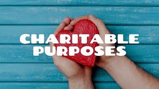 Introduction to Charitable Purposes | Equity & Trusts
