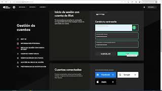 Como Cambiar La Contraseña En Mi Cuenta De Valorant Riot Games