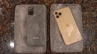 Samsung Galaxy S20 Plus vs iPhone 11 Pro FREEZE TEST! OMG ️