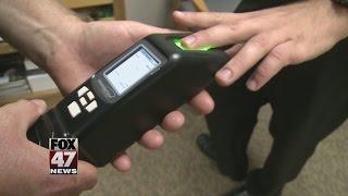 Local sheriff's department using mobile fingerprint scanners