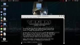 VENOM-metasploit Shellcode install on Kali Linux 2018.2