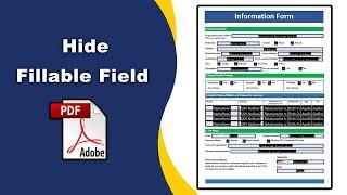 How to hide a fillable field in PDF (Prepare Form) using Adobe Acrobat Pro DC