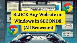 BLOCK Any Website on Windows in SECONDS!(All Browsers)