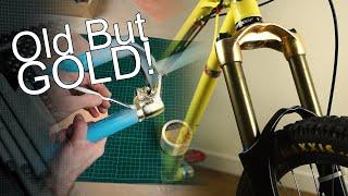 OLD BUT GOLD! Refurbing a Retro Marzocchi Z1 & Turning it Gold