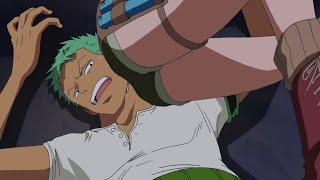 Nami Used Zoro's Body To Cushion Her Fall  | One Piece