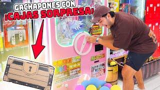 EXPENDEDORA de GASHAPONES GIGANTES con PREMIOS SORPRESA en JAPON 