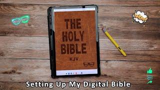 Setting up my 2025 Digital Bible