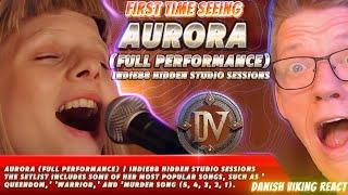 First Reaction ! AURORA Full Performance Indie88 Hidden Studio #reaction #aurora #aurorareaction