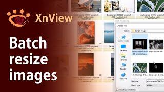 Batch-resize images with XnView for free | XnView bulk resize automation