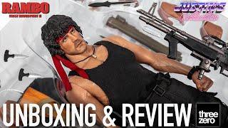 Rambo First Blood Part 2 Threezero 1/6 Scale Figure Unboxing & Review