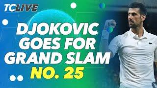 Novak Djokovic goes for major No. 25 | TC Live