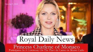 Princess Charlene of Monaco Participates in a Ceremony in Monte-Carlo!  Plus, More #RoyalNews