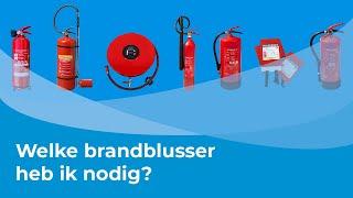 Welke brandblusser heb ik nodig?