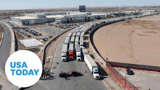 Truckers protest 'enhanced' inspections at Mexico border | USA TODAY