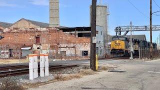 1st Train Is Longest Train You Will Ever See Diverging From CSX To NS At Interchange,  Revisit Burnt