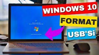 WINDOWS 10 FORMAT USB'Sİ OLUŞTURMA  |  FreeDOS + Normal FORMAT  |  Rufus Kullanmaya SON 