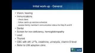 Work-up and management of HIV-infected internationally adopted children