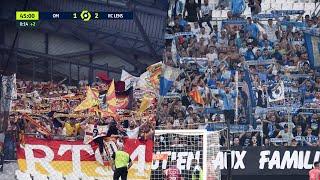 OM 2-3 RC Lens • L'INCROYABLE "Aux Armes" entres les supporters Lensois et Marseillais ! • HD