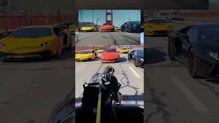 Filming my friends @Racexotics across the golden gate as we head down to car week 