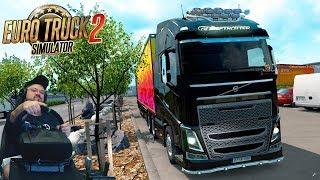 Перегруженный онлайн сервер и дорога дураков, это будет что-то! Euro Truck Simulator 2