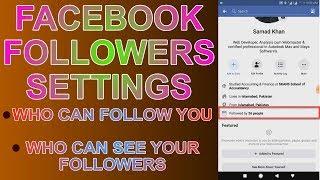 Facebook Followers Settings - How to Show Followers on Facebook - 2020