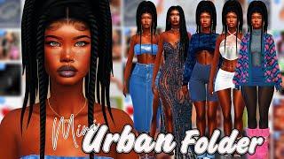 The Sims 4||Urban Outfits Lookbook || Sim & CC Folder Download