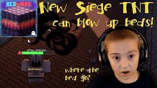 AndersonPlays Roblox BedWars  [SIEGE TNT!] Update - Siege TNT Can Blow Up Beds!