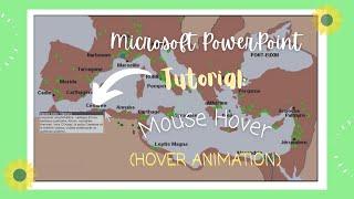 Microsoft PowerPoint tutorial: Mouse Over (Hover) Animation