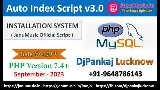 JanuMusic.In Official Auto Index v3.0 Script { 2023 } with One Click Installation | DjPankaj Lucknow