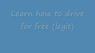 Learn how to drive for free no download (100% legit)