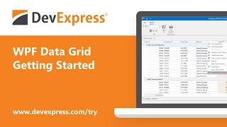 WPF Data Grid: Getting Started