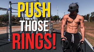 Calisthenics Starter Ring Push Workouts!