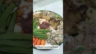 Seafoods and Filipino Food Party Platter