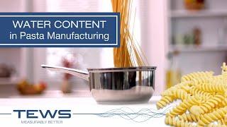 Perfect Pasta Texture - Moisture measurement with TEWS MW technology