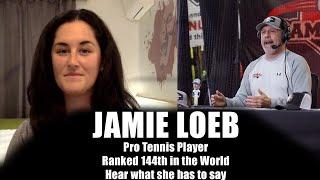 "Serving up Wisdom: 90 Feet Away Podcast with Eric Holtz featuring Jamie Loeb Pro Tennis Player"