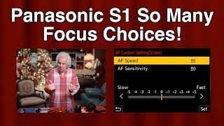 Panasonic S1 Settings For Video Autofocus