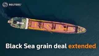 Black Sea grain deal extended