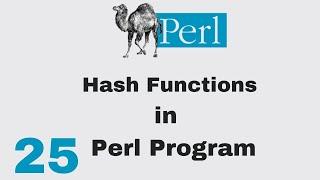 Perl Script Basic Tutorial 25 Hash Functions