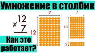 Умножение в столбик. Как работает?