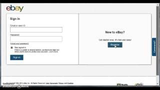 eBay Online Login | www.ebay.com