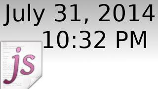 Display And Change The Time And Date With Javascript