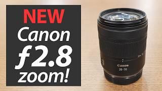 Canon RF 28-70mm f2.8 REVIEW first looks