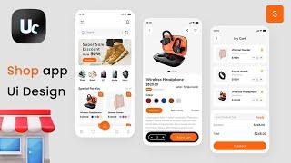 Shop app Complete UI Design with Flutter | part 3 Cart Screen and Bottom Navigation Bar