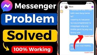 Messenger Couldn't Send the Message Problem Solved 2024 | Couldnt send message in messenger Fixed